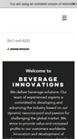Mobile Screenshot of beverage-innovations.com
